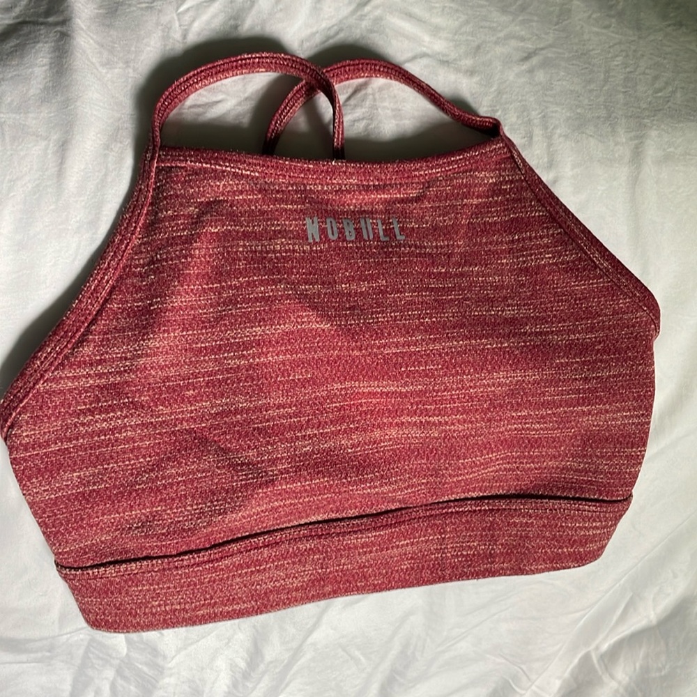 Like-new NOBULL CrossFit high neck sports bra